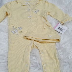 🆕️Little Me one piece coverall- 9mths